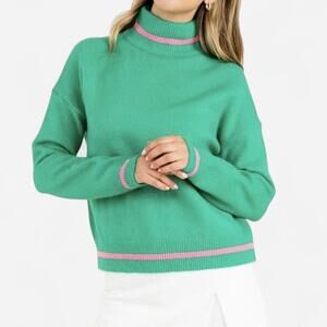 THML Sweater Women’s Small Ribbed Knit Colorblock